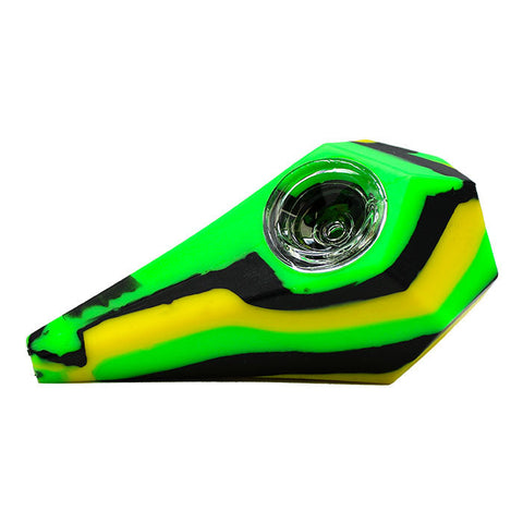 Silicone Tri Color Hand Pipes