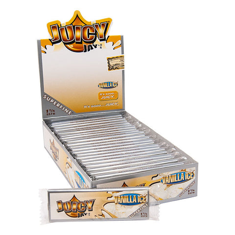 JUICY JAY SUPERFINE ROLLING PAPERS  VANILLA ICE 1.25