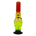 Rasta Color Acrylic Bong 10 Inches