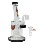 Black Tilt-Head Small Bong and Dab Rig