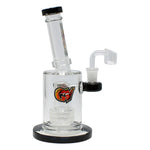 Black Tilt-Head Small Bong and Dab Rig