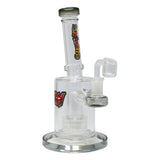 Grey Tilt-Head Small Bong and Dab Rig