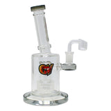Grey Tilt-Head Small Bong and Dab Rig