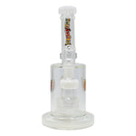 White Tilt-Head Small Bong and Dab Rig
