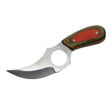 MULTICOLOR SHORT SKINNER HUNTING KNIFE 6 INCHES