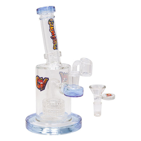 Purple Tilt-Head Small Bong and Dab Rig