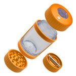 Orange Cookies Led Stash Can with Grinder