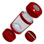 Red Cookies Led Stash Can with Grinder