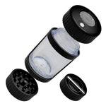 Black Backwoods Led Stash Can with Grinder