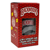 Black Backwoods Led Stash Can with Grinder