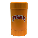 Orange Backwoods Led Stash Can with Grinder