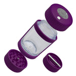 Purple Backwoods Led Stash Can with Grinder