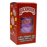 Purple Backwoods Led Stash Can with Grinder