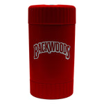 Red Backwoods Led Stash Can with Grinder