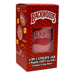 Red Backwoods Led Stash Can with Grinder