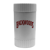 White Backwoods Led Stash Can with Grinder