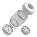 White Backwoods Led Stash Can with Grinder
