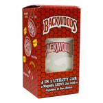 White Backwoods Led Stash Can with Grinder
