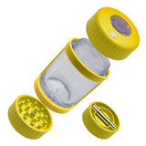 Yellow Backwoods Led Stash Can with Grinder
