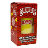 Yellow Backwoods Led Stash Can with Grinder