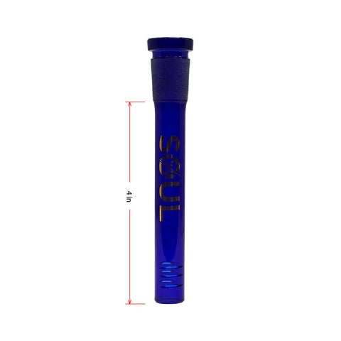 Blue Soul Glass Stem 4 Inches