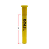 Yellow Soul Glass Stem 4 Inches