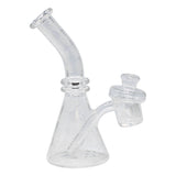 Carved Rick and Morty Dab Rig With In Built Thermal Banger And Carb Cap 6 Inches