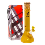 Maple Glass Jade Yellow Beaker Bong 14 Inches