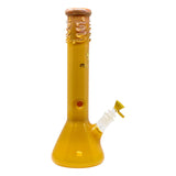 Maple Glass Jade Yellow Beaker Bong 14 Inches