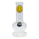 Clear Smiley Face Bong 5 Inches