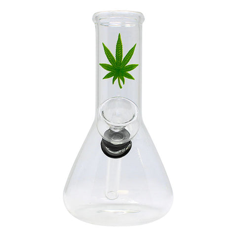 Clear Leaf Bong 5 Inches