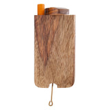 TEAK WOOD ROUND DUGOUT 4 INCHES