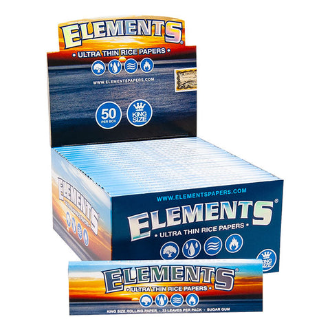 Elements Ultra Thin Rolling Papers King Size
