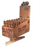 RAW Classic PRE ROLLED CONES 1 1/4 Display Of 32