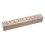 Rectangular  Shape Carving Stone Incense And Cone Holder