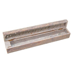 Rectangular  Shape Carving Stone Incense And Cone Holder