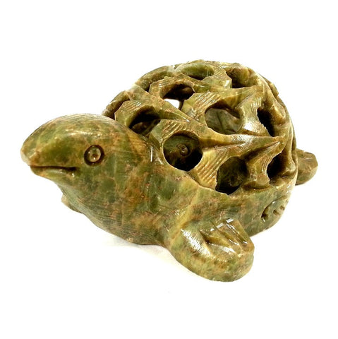 Stone Crafted Turtle Statue