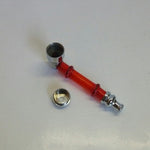 SLEEK RED ACRYLIC METAL PIPE