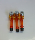 HAMMER SHAPE ORANGE ACRYLIC METAL PIPE