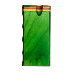 STRIPED COLORED WOODEN DUGOUT WITH GRIP 3 INCHES