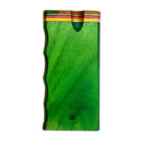 STRIPED COLORED WOODEN DUGOUT WITH GRIP 3 INCHES