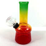 RASTA COLORED MINI BONG 6 INCHES