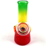 RASTA COLORED MINI BONG 6 INCHES