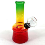 RASTA COLORED MINI BONG 6 INCHES