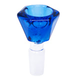 HEXAGON COLORED GLASS BOWL WITH 19MM JOINT