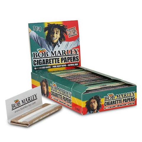 BOB MARLEY CIGARETTE PAPER 1.25