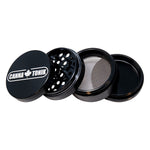 CANNATONIK ANODIZED ALUMINIUM GRINDER 56 MM BLACK