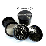 CANNATONIK ANODIZED ALUMINIUM GRINDER 56 MM BLACK