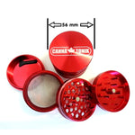 CANNATONIK ANODIZED ALUMINIUM GRINDER 56 MM RED