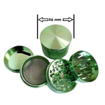 CANNATONIK ANODIZED ALUMINIUM GRINDER 56 MM GREEN